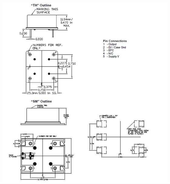 yh1485 25.4 x 25.4 OCXO