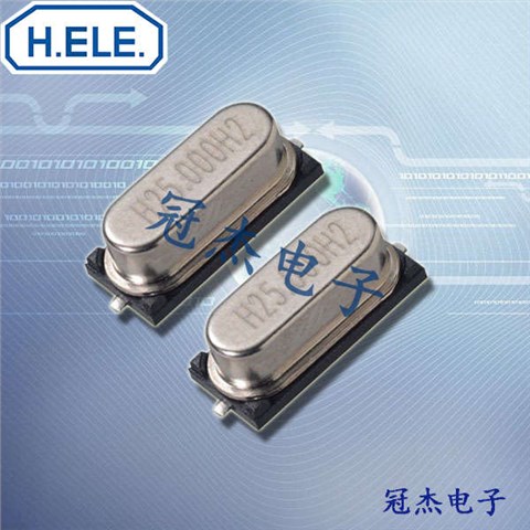 HELE晶振,石英贴片晶振,SMD-49晶振