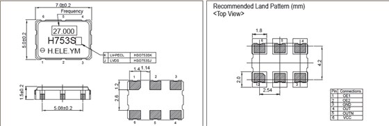 HSO753S 7050 OSC