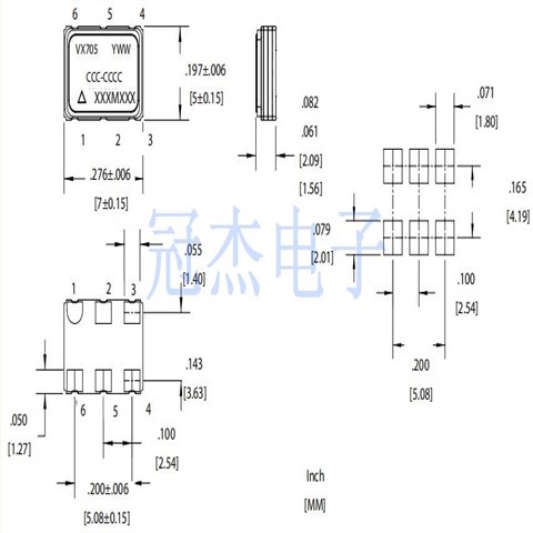 Vectron低抖动晶振,VX-705无铅环保晶振,VX-705-ECE-KXAN-122M880000晶振