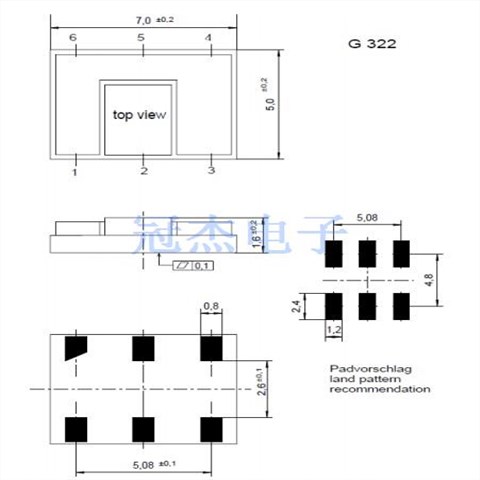 Vectron低相位噪声晶振,PX-706时钟振荡器,PX-7060-EAE-2550-100M000000晶振