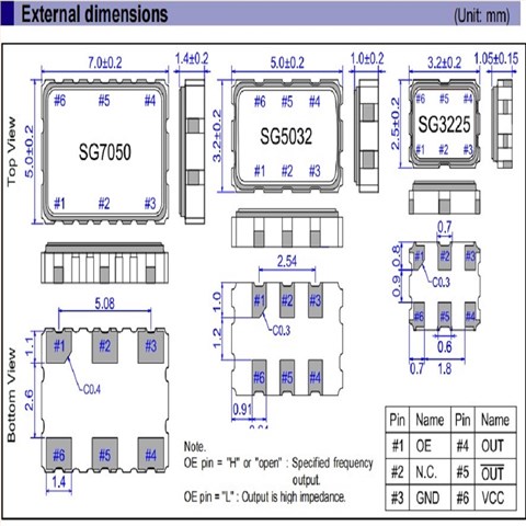 EPSON低电压晶振,X1G004241000720,SG3225VAN仪器仪表晶振