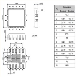 EPSON差分振荡器,X1G0042810005,MG7050VAN有源晶振,6G路由器晶振