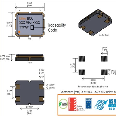 BQCSA-12M3-DCDGT\Bliley无源谐振器\6G通信晶振