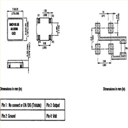 SMD100.3C (E/D)-30.000MHz,SMD100系列,7050mm,GED石英振荡器