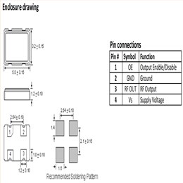 AXE5032P-50-25-0C-100.000MHz,5032mm,AXTAL基站晶振,100MHZ