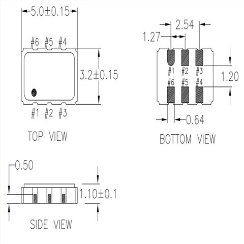 32.768KHz,XUH516000.032768I,5032mm,LVCMOS,Renesas品牌