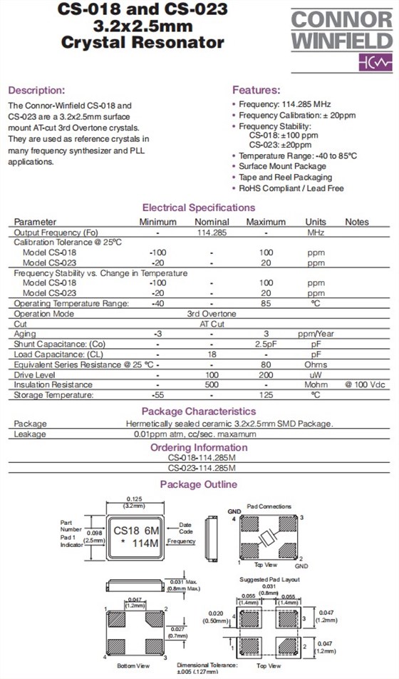 CS-018，CS-023