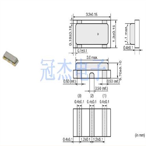 CSTNE8M00G550000R0,CSTNE晶振,3213贴片陶瓷谐振器