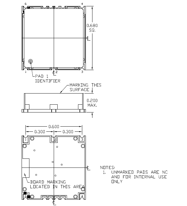 t124 17.27 x 17.27 TCXO