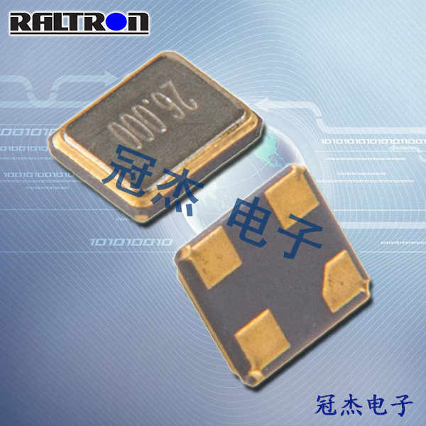 Raltron晶振,石英贴片晶振,R1612晶振