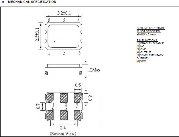 CL3225 3225 OSC