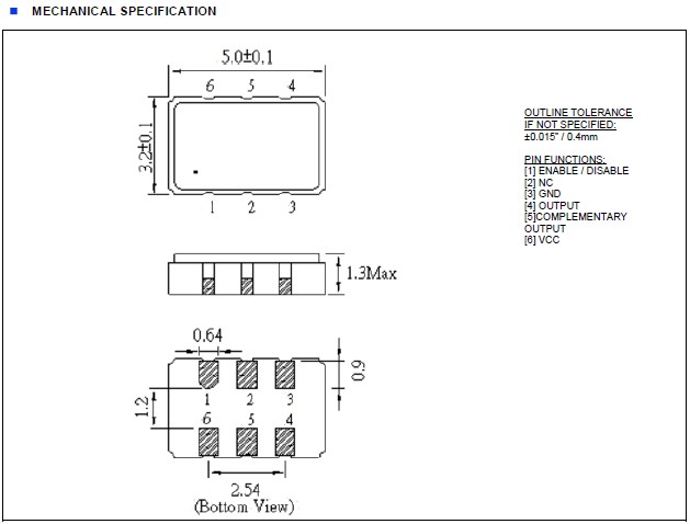 CL5032 5032 OSC