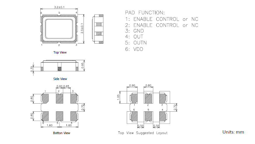 TXC_DE_3.2_2.5 LVDS