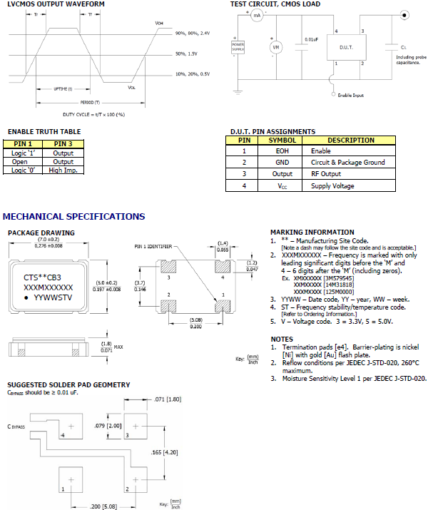 CB3LV 7050 OSC