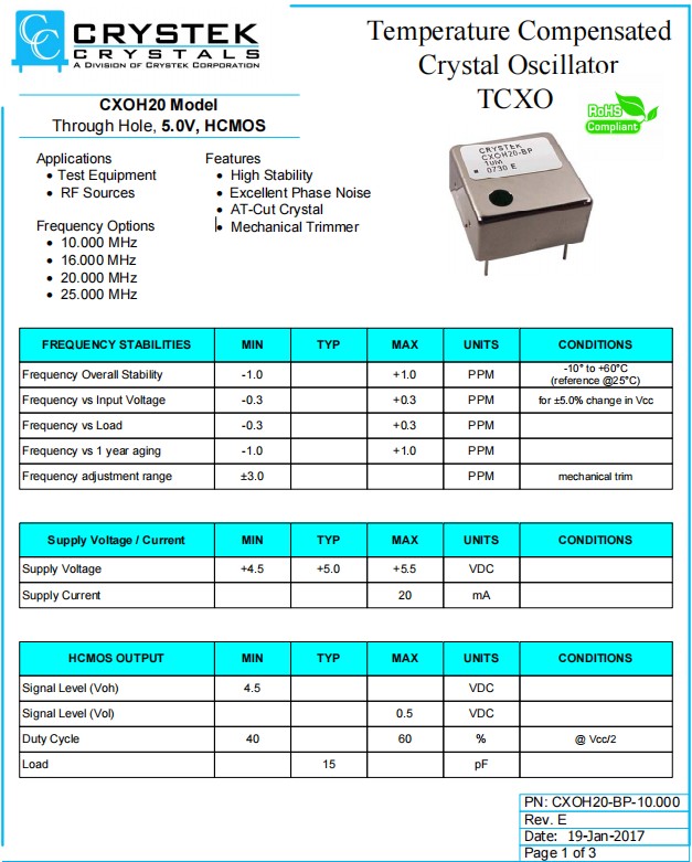 CXOH20-1