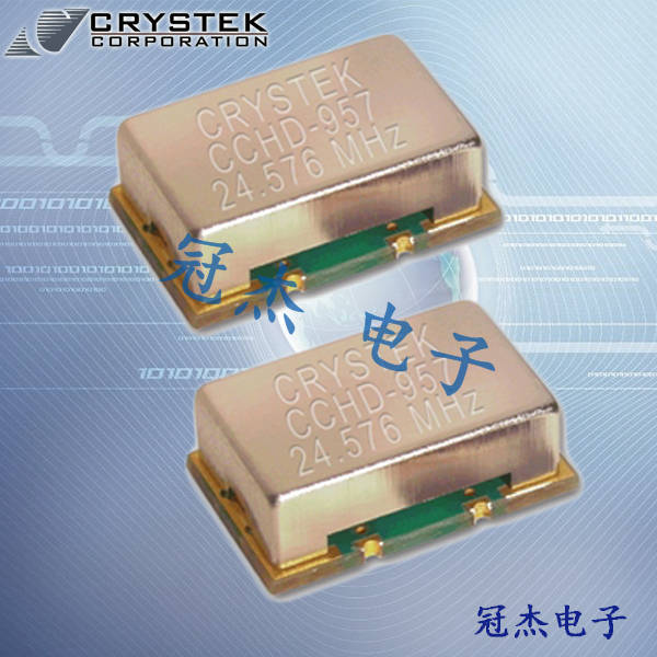 Crystek瑞斯克晶振,CCHD-950贴片晶振,CCHD-950X-25-100.000晶体振荡器