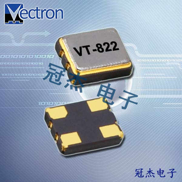 Vectron进口晶振,VT-822温度补偿石英晶体振荡器,VT-822-EAE-2060-24M5760000晶振