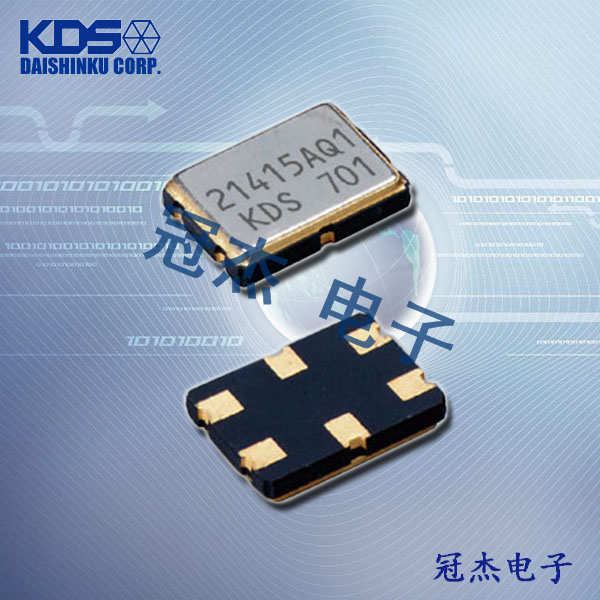 KDS晶振厂家,DSF753SBF六脚贴片晶振,1D51610GQ1谐振器