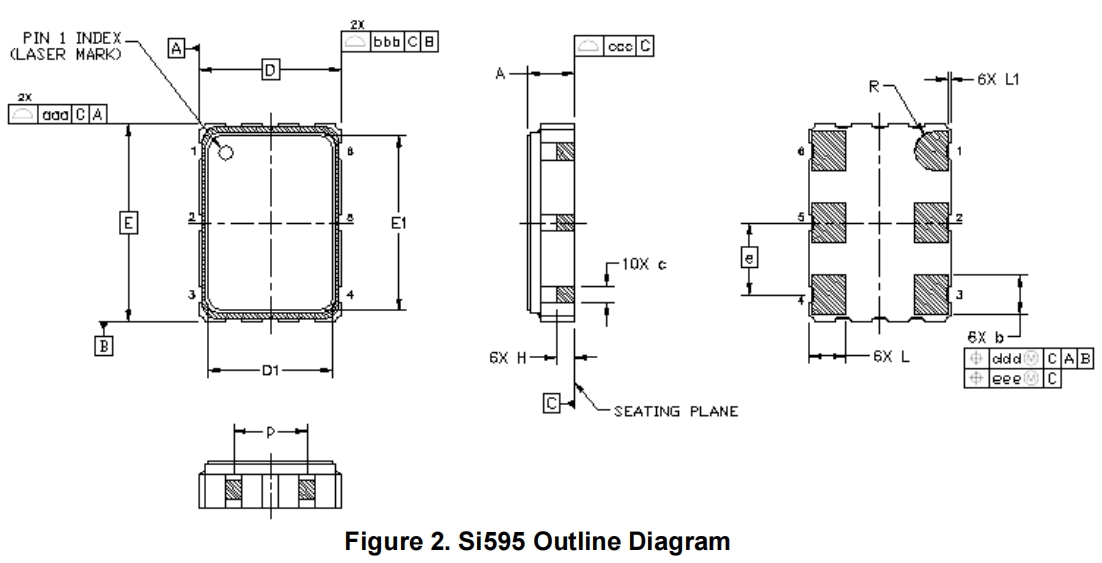 Si595 7.050 