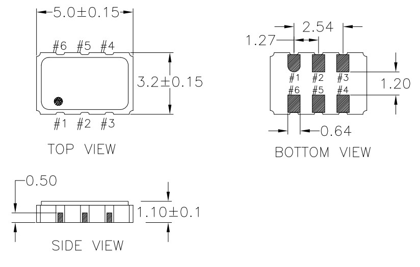 32.768KHz,XUH516000.032768I,5032mm,LVCMOS,Renesas品牌